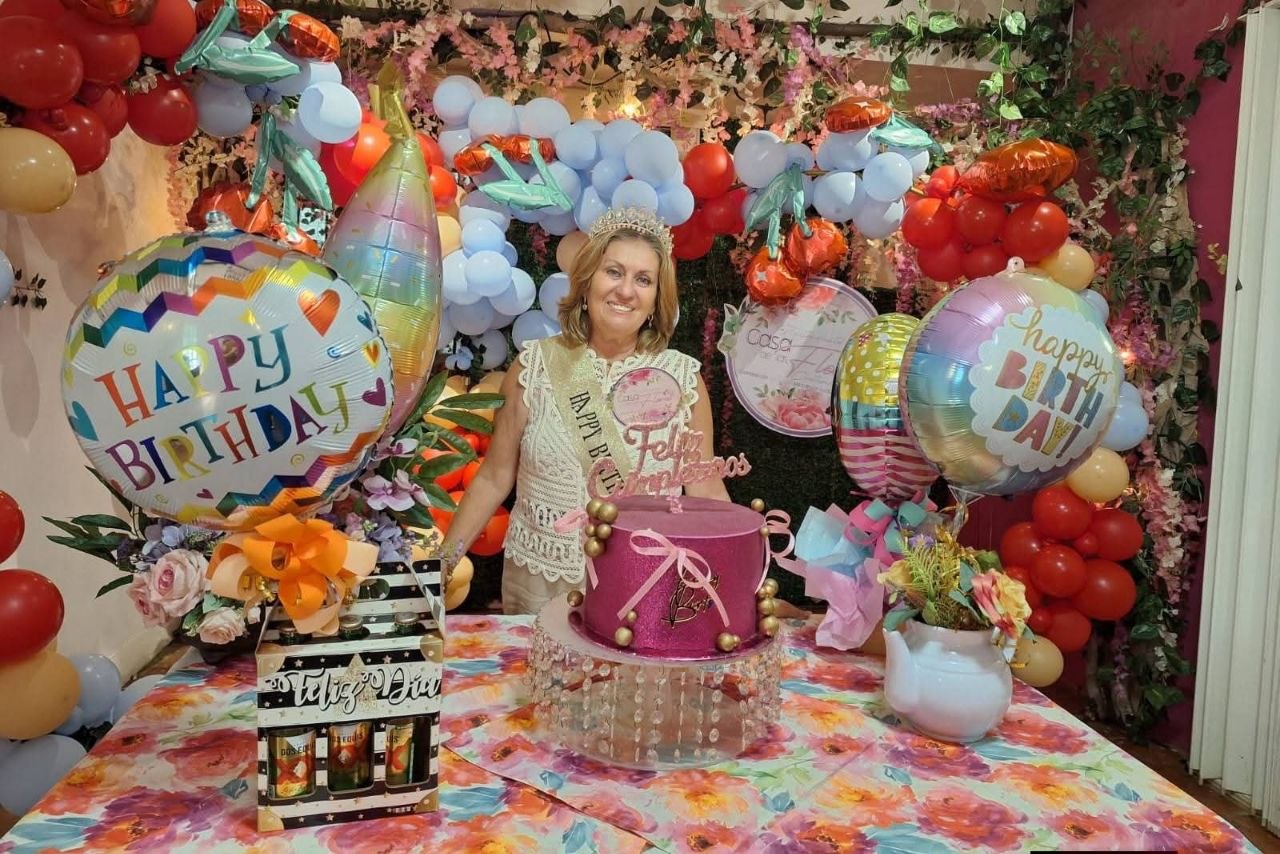 Cliente celebrando su cumpleaños